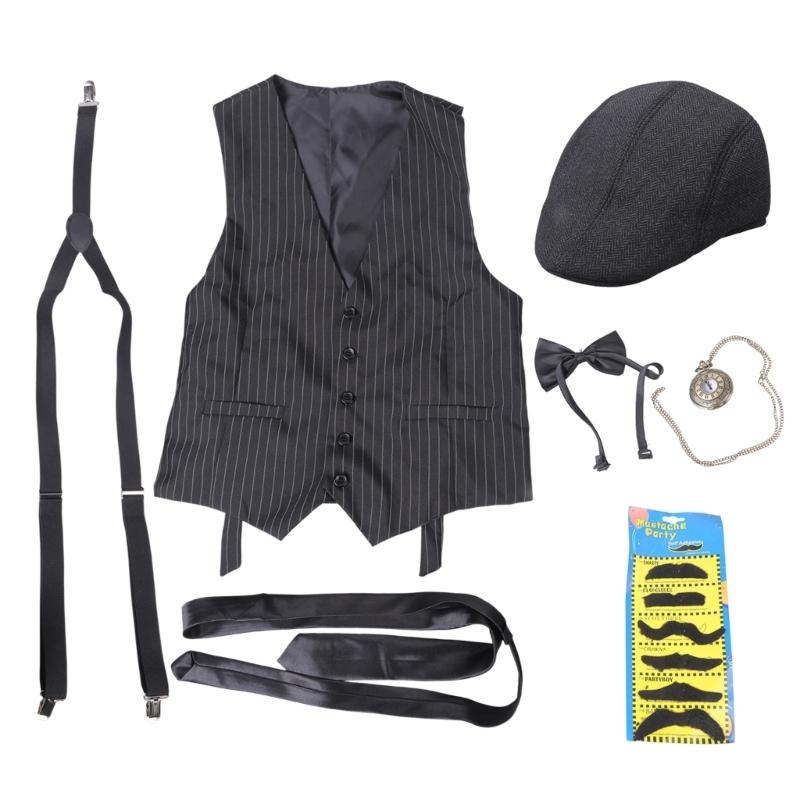 Men'S Accessories In The 1920S - 39BD 1920s Mens Costume,Roaring 20s Costumes