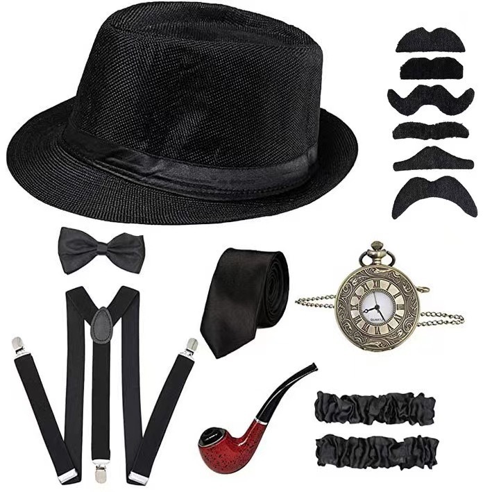1920S Mens Gatsby Gangster Cos - Men'S Accessories In The 1920S recension och pris