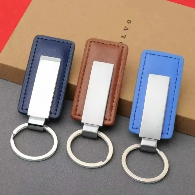 10PCS Bright PU Leather Key Ch - Men Accessories All recension och pris