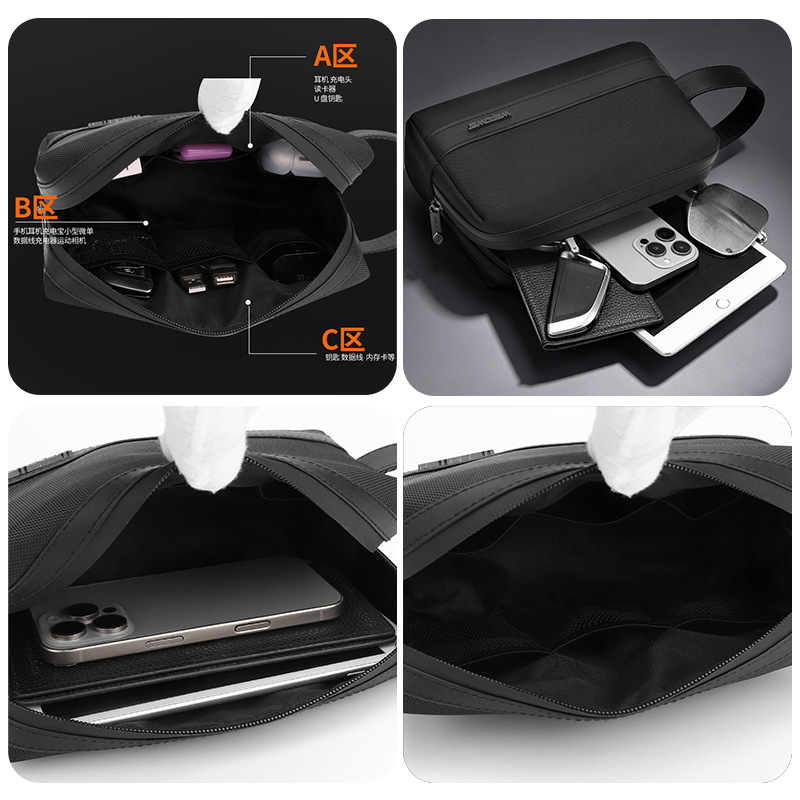 Multi-Layer Electronic Organiz - Travel Organizer Men recension och pris
